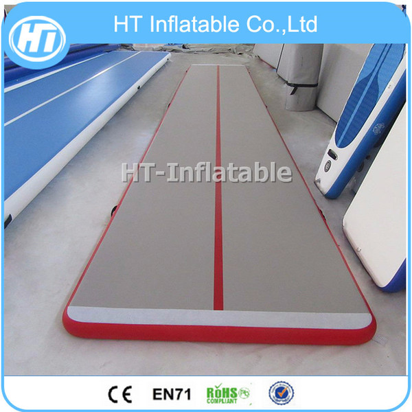 Free Shipping 5x1x0.2m Wholesale Gymnastics Inflatable 5m Air Track Double DWF Gym Mat Inflatable Air Tumble Track For Sale