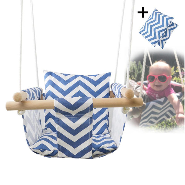Outdoor Toy Children Hammock Indoor Garden Dormitory Bedroom Hanging Chair Small Swinging Basket Rocking Chair With Cushion 