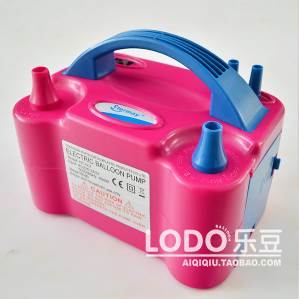 Free Shipping 2016 New Double Hole HT-501 High Voltage AC Inflatable Electric Balloons Pump Air Inflator Machine, Free Shipping