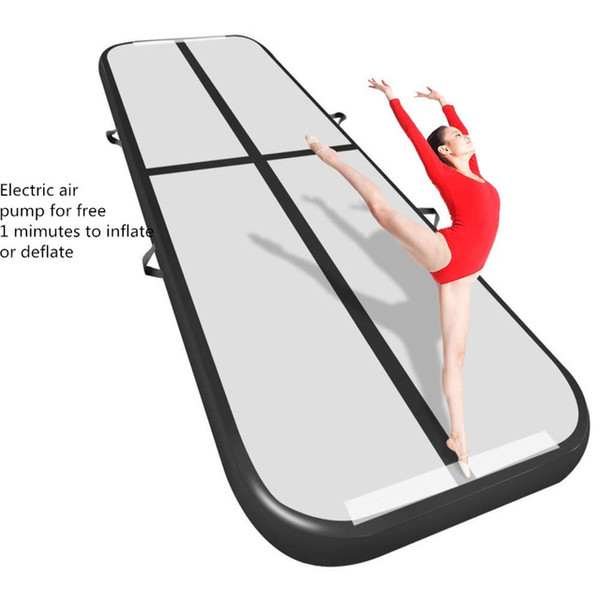factory sale Free Pump 5*1*0.2m Inflatable Air Mat Gymnastics Air Track Taekwondo Floor Tumbling Mat Martial Arts Training Air Cushion