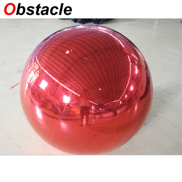 Logo color size customized standard 1m diameter giant inflatable ball mirrow ball for event decoration and outdoor advertising
