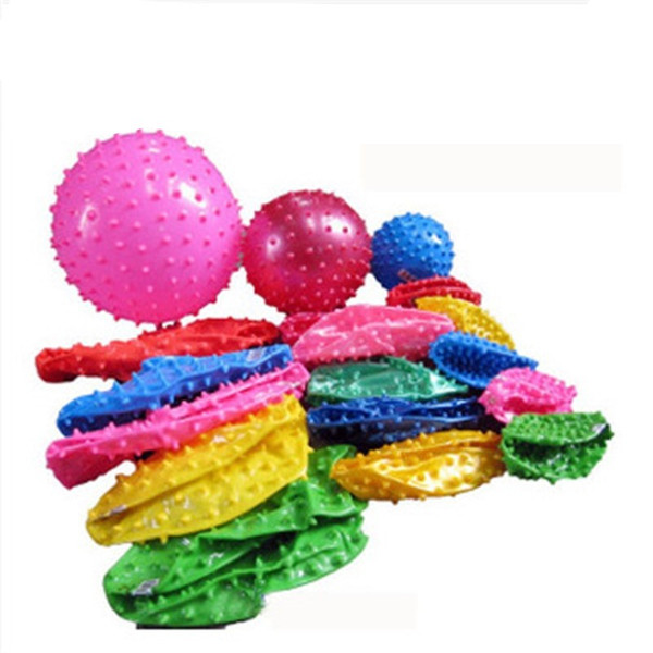 New Pattern Thickening 18CM Funny Inflatable Massage Ball Children Balloon Filled Toy Practice Baby Crawling Ability 0 9cd W