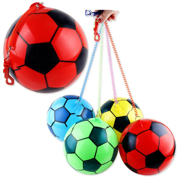 New children inflatable toy ball with chain children's toy football kindergarten clap the ball wholesale Decompression toys