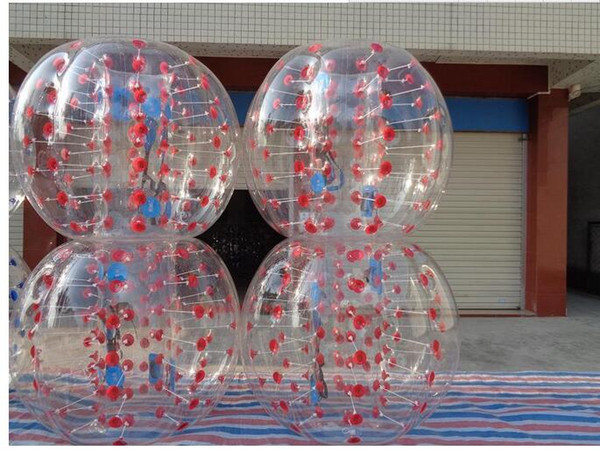 New Design Safty Environmental Protection 0.8mm PVC 1.5m Air Bumper Ball Body Zorb Ball Bubble Football Bubble Soccer Zorb Ball For Adult