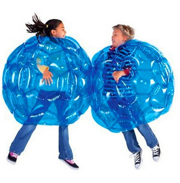 Inflatable Body Bumper Ball PVC Air Bubble Outdoor Kids Game Bubble Buffer Balls Outdoor Activity 60 cm