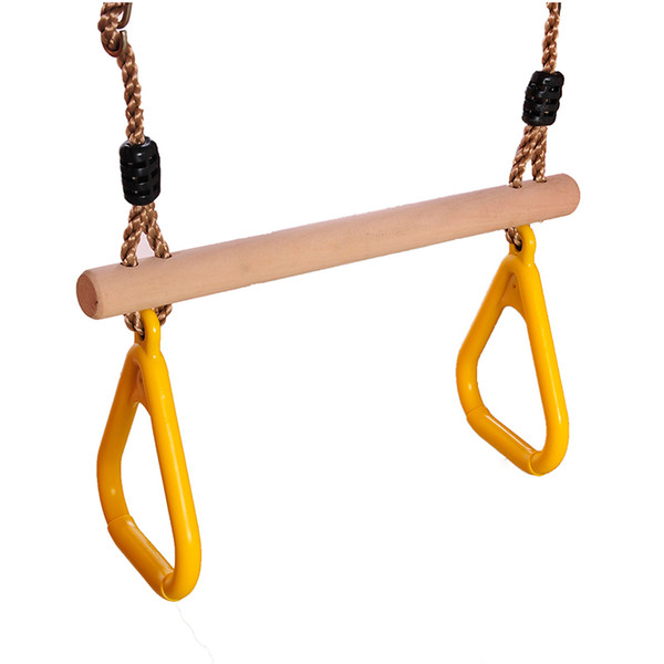 ring dry BOHS Gymnastic Rings with Pull-Up Bar - Trapeze Swing Bar Rings -Full Body Strength and Muscular Bodyweight Training