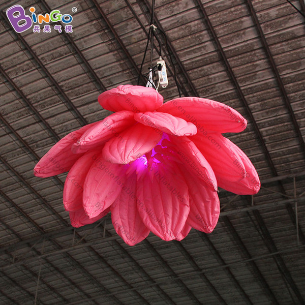 customized 1.5X1.5 meters giant inflatable flower decoration / inflatable wedding flower / inflatable led flower - toys