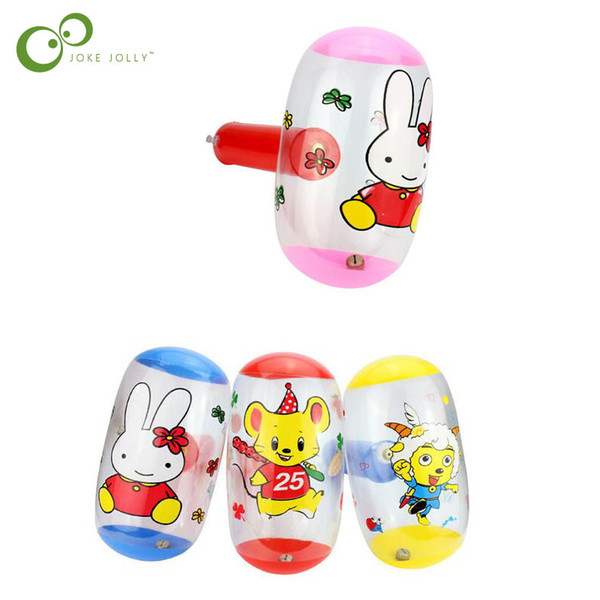 2pcs/lot Cartoon inflatable hammer with bells swaying inflatable hammer toys LYQ