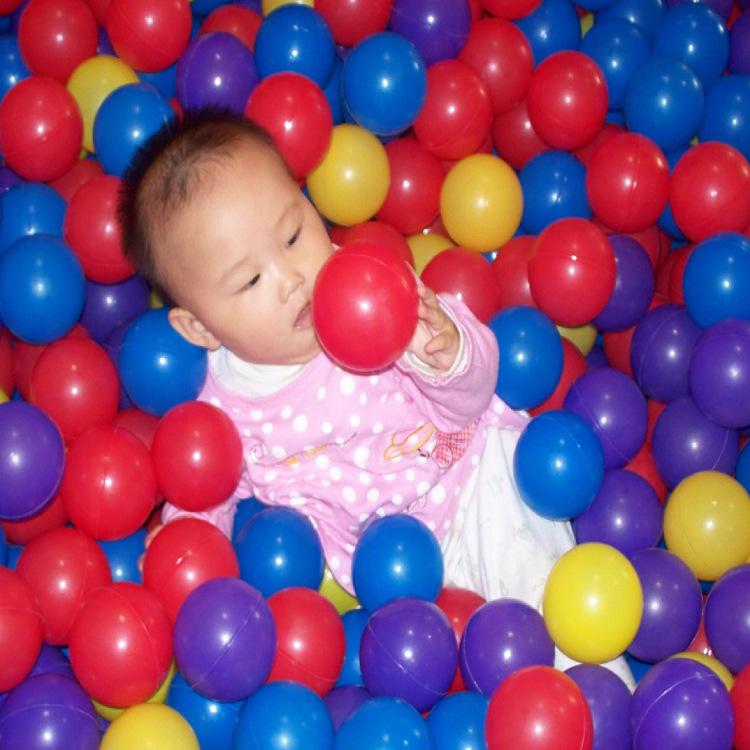 Wholesale - 600pcs Ocean Play Ball Pit Balls For Pool/ Pit/ Tent size 6cm send to SEM