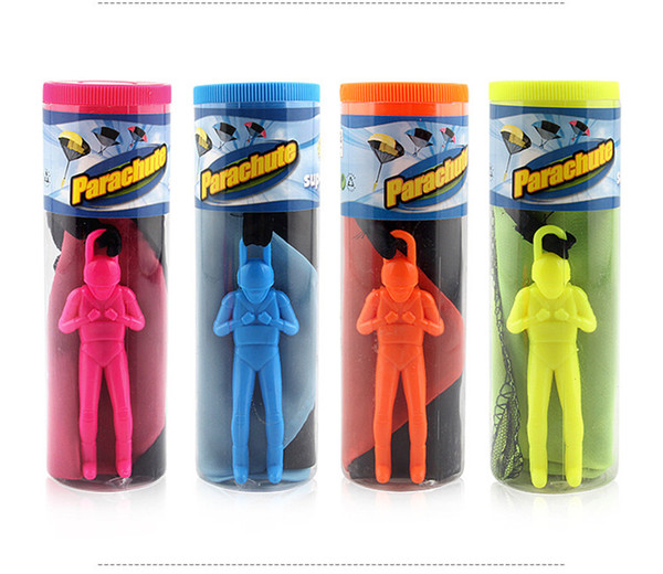 Hand Throwing Kids Mini Play Parachute Toy Soldier Outdoor Sports Children's Educational Toys Outdoor Toys Candy Colors