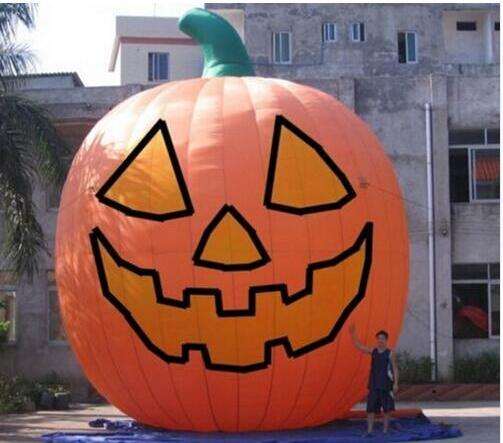 26ft Inflatable Pumpkin Halloween Jack O Lantern Holiday with Blower fast shipping