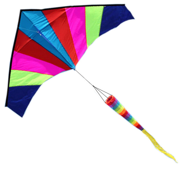 Best Large Delta Kite with Tail - Perfect for Relaxing of Fun At the Beach - Give It a Try! Good Flying That You Will Love It!