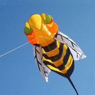 Free Shipping!! 2.8m Bee soft Kite children kite outdoor toys power kite ,Sport kite /Stunt kite /Power kite
