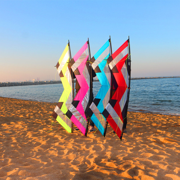 high quality 2.1m quad Line traction Stunt kite flying albatross kites for adults parachute kitesurf handles