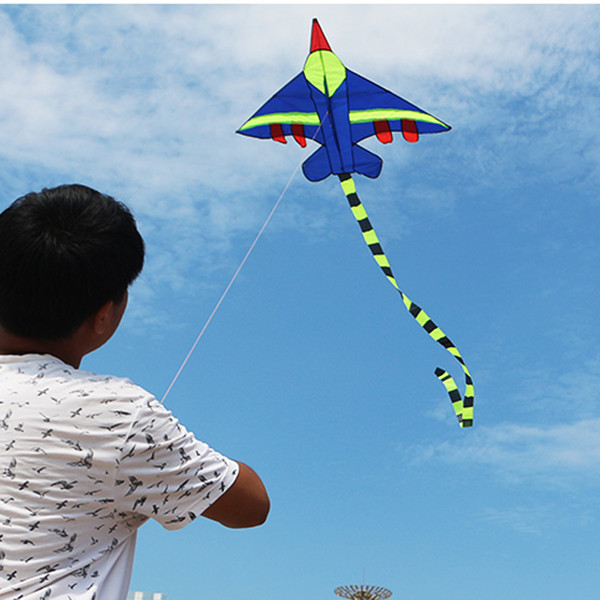 flying Novelty Kids Flying Airplane Shape Long Tail Kites Outdoor Sports Playing Toys Children Kids Stunt Kite Toys Kid Surf Kites