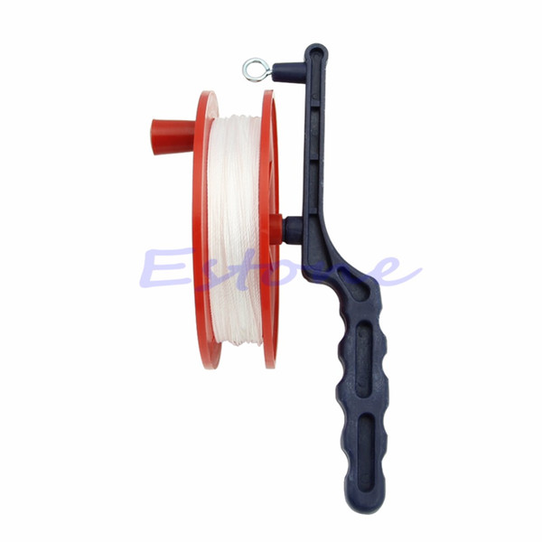 Wholesale- 60M Reel Handle Line String Wind Ball Bearing Wheel OutdoorKite Winder Tool