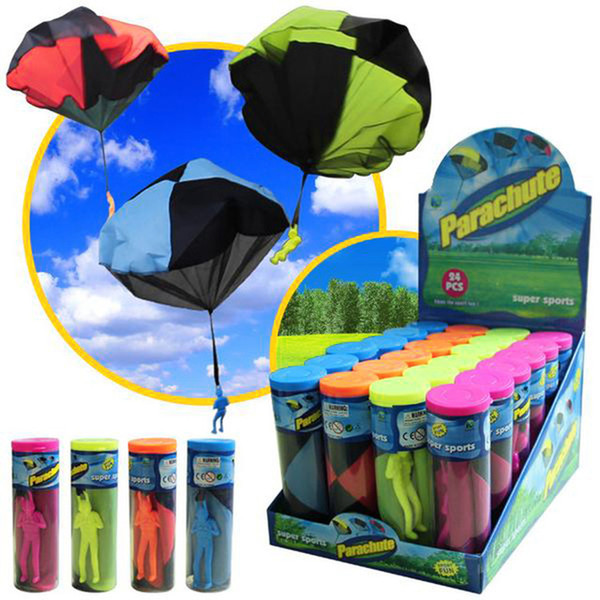 New Arrival Hand Throwing kids mini play parachute toy soldier Outdoor sports Children's Educational Toys With Figure Soldier