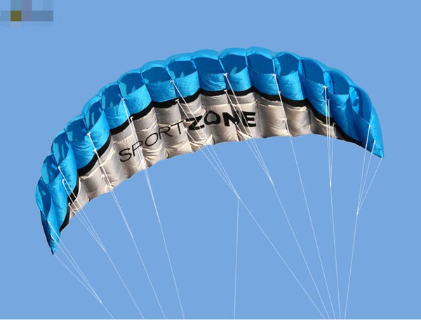 free shipping 2.5m dual Line Stunt power Kite soft kite Parafoil kite surf flying outdoor fun sports kiteboard