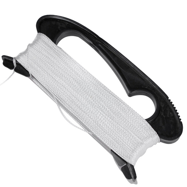 100M Flying Kite Line D Shape Plastic Polyester White Line Board Flying Kites Line Flying Accessories