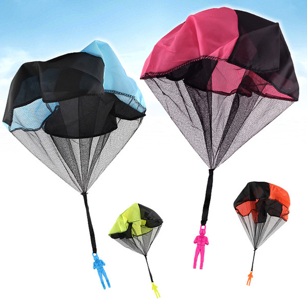 New Kids Hand Throwing Mini Play Parachute Toy Soldier Parachute Outdoor Sports Children's Educational Toys Square Toys