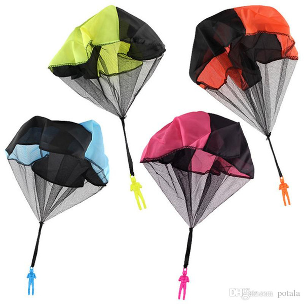 Outdoor Play Parachute Toy Hand Throwing Kids Soldier Sports Toys Funny interesting Playing Sand Beach Children Educational Kids Toys OPP