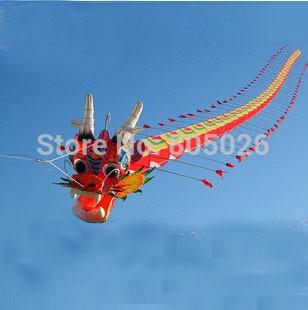 free shipping high quality 7M Chinses traditional dragon kite Chinese kite design decoration kite wei factory weifang toys