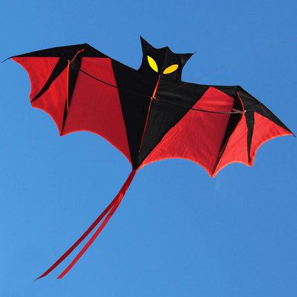 Free Shipping High quality 1.8 m Red Bat Power Kite Resin Rod With Kite Handle And Line Good Flying free shipping