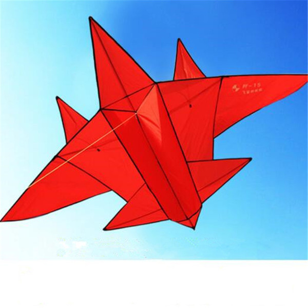 3D Kite Fighter Plane Sport Beach Toys Outdoor Game Play Adult Children Cartoon Kite Creative Playground Equipment Kids Toys Gifts Funny