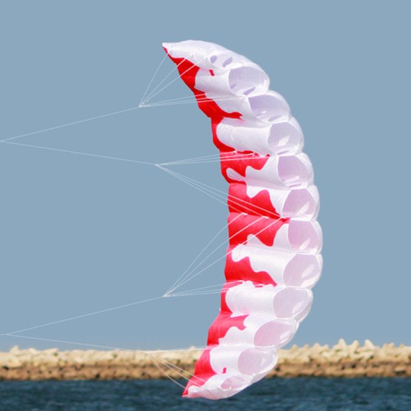 2m Dual Line Stunt Parafoil Kite with Handle 30m Line Outdoor Fun Sports Cometas Chinas Voladora High Quality Power Soft Kite