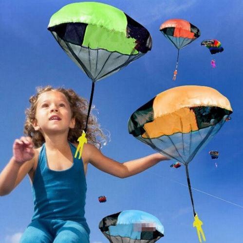 Children toys Hand throwing parachute Kids Mini Soldier Parachute kite Outdoor play Children's Educational sports toys Christmas gift