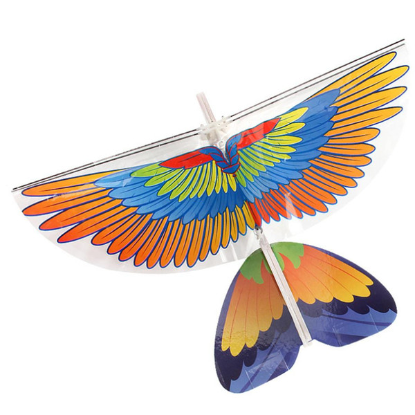 Rowsfire 1 Pcs DIY Electric Infra-Red RC Kite Flying Bird Toys Outdoor Sports - 340A Eagle/ 340B Parrot Type