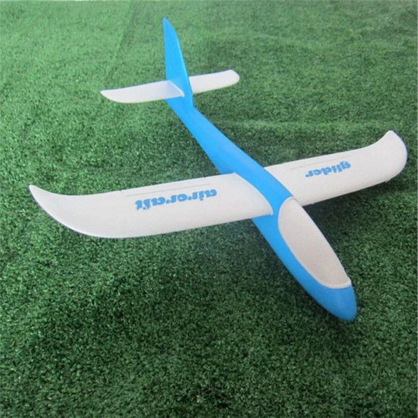 New Gooien Zweefvliegtuig Vliegtuigen Traagheids Foam EVA Vliegtuig Speelgoed Vliegtuig Model Outdoor Plezier Sport