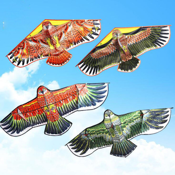 1.3m 1.6m 1.8m Big Flying Eagle Eagle Child Kite Bird Kite Windsock Outdoor Toys Garden Cloth Eagle Kite Random Color