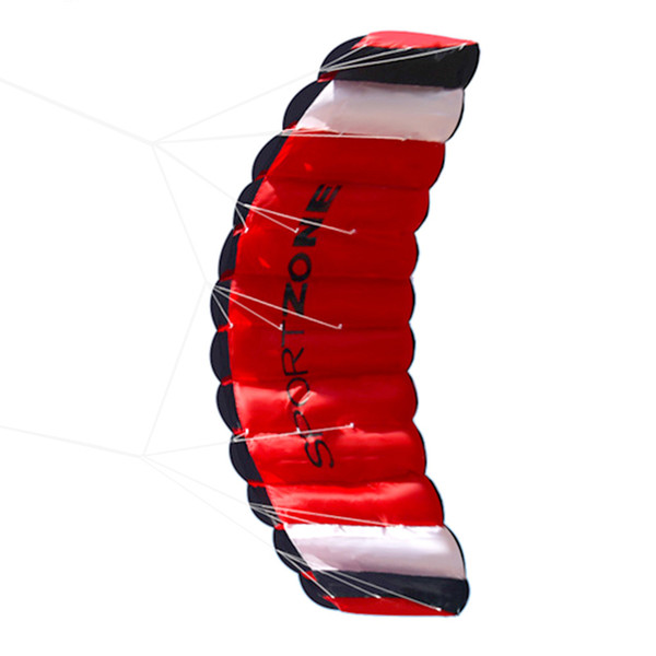 Dual Line Parachute Stunt Kite with Flying Tools Parafoil Kite Brinquedos for Kids Adultes Outdoor Beach Fun Sports Kite