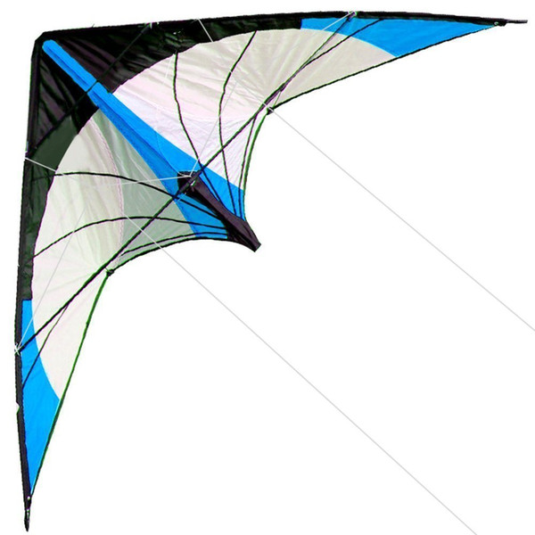 Outdoor Fun Sports New 48 Inch Dual Line Stunt Kites Blue parafoil Good Flying