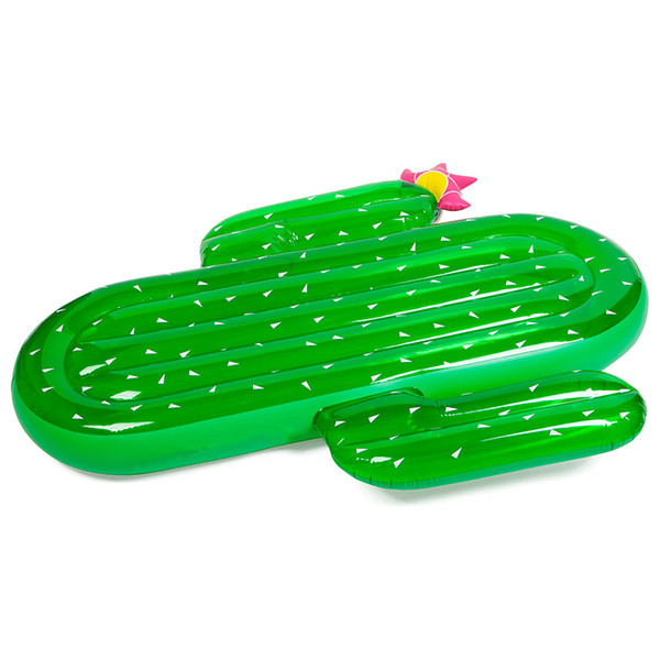 Big Large Size Green flat Inflatable Cactus Floating Adult Pool Party baby Toys Water Bed Swimming Ring Circle