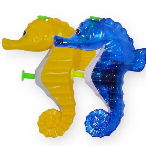 3pcs/lot Kids Summer Water Gun Cute Animal Sea Horse Squirt Toy Children Beach Water Random Color 12*9*2.7cm