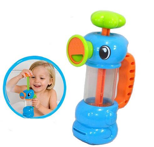 3pcs/lot New Funny Baby Water Toys Hippocampus Style Bath Toys Pool Spraying Tool For Children Bathroom Games Kids Shower Water Toys