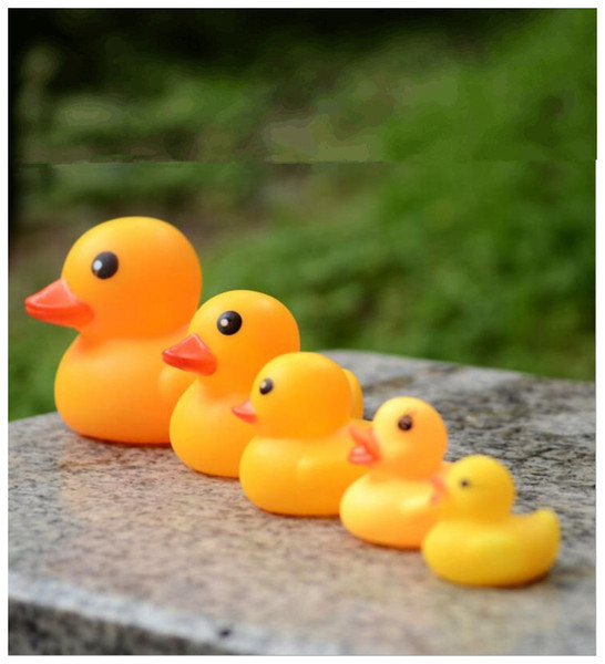 Baby Bath Water Toy toys Yellow Rubber Ducks Sounds Toys Kids Bathe Children Swimming Beach Gifts Gear