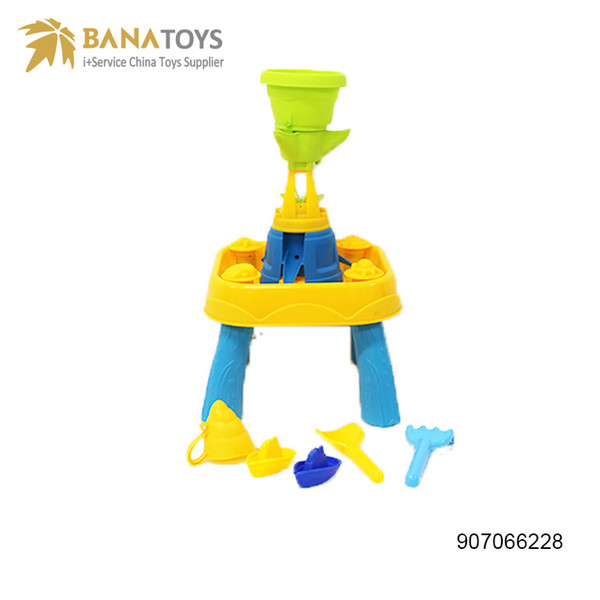 Free shipping Summer outdoor beach toys sand and water play table fun multiplayer toy tools set children gift Fess Shipping
