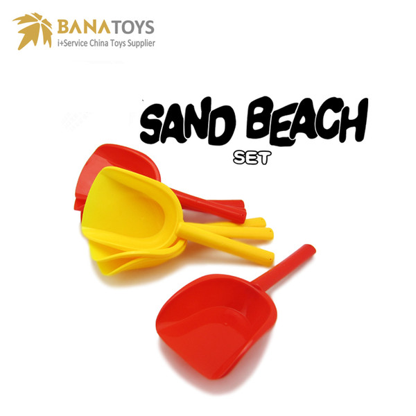 Free shipping 2017 toys summer children's beach toys tools set red and yellow mixed outdoor sand play toys