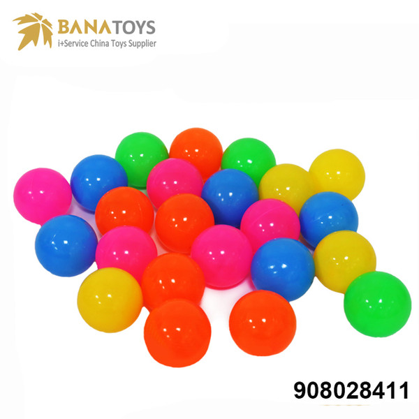 100 wholesale plastic indoor and outdoor marine ball pit ball sea toys children's favorite bath toys and marine toys Free Shipping
