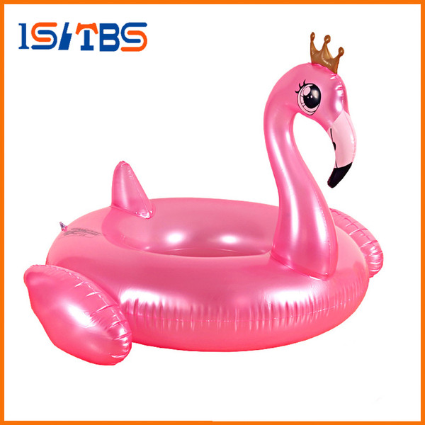 150cm Giant Pink Flamingo Inflatable Swimming Ring Pool Float For Adult Children Water Holiday Summer Party Toys boia