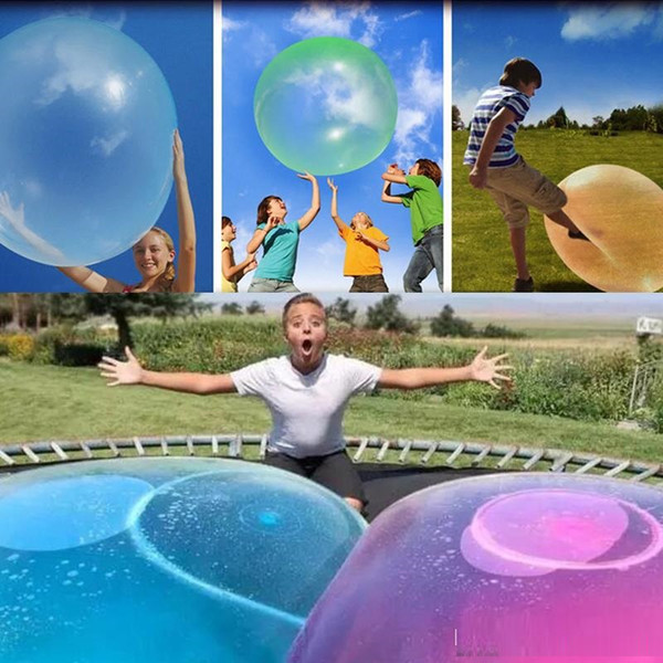 Amazing Bubble Ball Funny Toy Water-filled TPR Balloon For Kids Adult Outdoor wubble bubble ball Inflatable Toys Party Decorations c0018