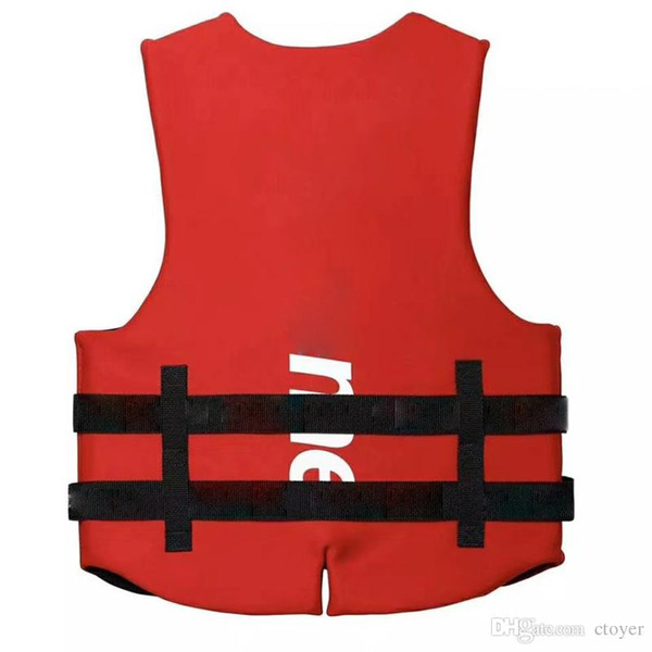 18 Men&Women O'Brien Life Vest Medium S/M/L/XL Diving vest NEW bland Red and black Strap Swimming equipment Box Logo