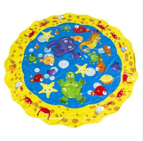 100cm Sprinkle Splash Play Mat Toy Baby Water Spray Pad Pat Kids Outdoor Sprinkler Toys Perfect Inflatable Outdoor Sprinkler pad
