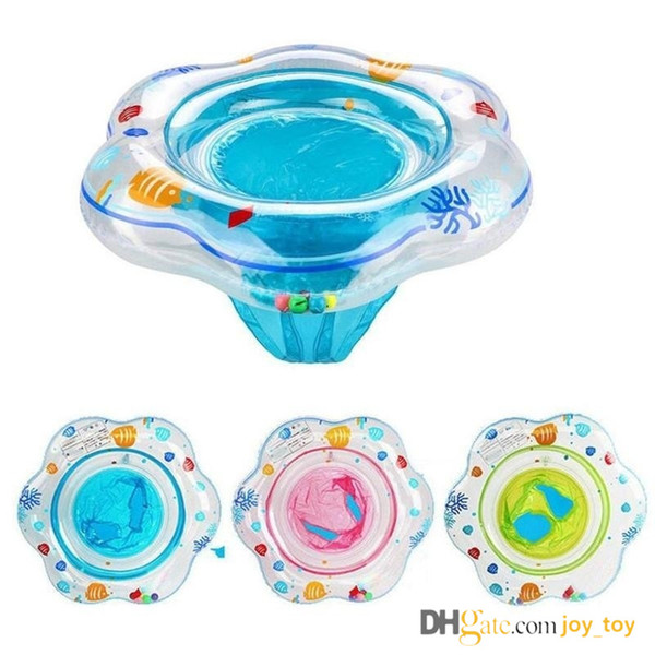3-30 Months Baby Swimming Ring Floats with Safety Seat Double Airbag Swim Rings for Babies Kids Swimming Float