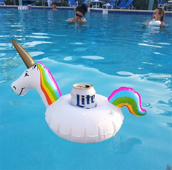 2018 Hot Inflatable Cup Holder Drink Floating Party Beverage Boats Phone Stand Holder Pool Toys Party Supplies
