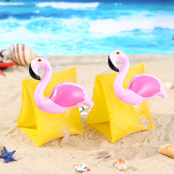 Hot Sale Infant Inflatable Arm Swim Ring Baby Swim Sleeves Float Laps Pineapple Flamingo Arm Ring Crab Float Baby Swimming Learning