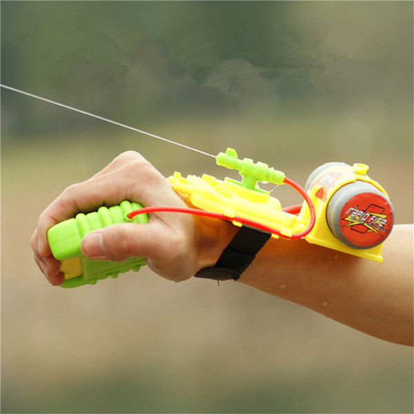 Summer Outdoor Toy Gun Water-Sprinkling Spider-man Water Pistol Shooter for Swimming Pool Beach Wrist Nozzle Reach the 5 Meters Water Gun